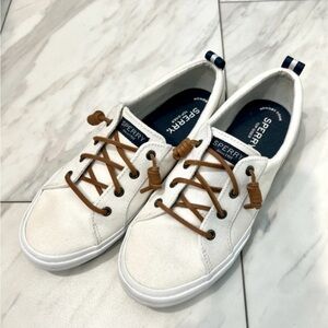 Sperry White Canvas Sneakers